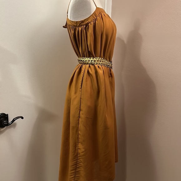 A New Day Khaki/ Burnt Orange Tank Dress size XS - Picture 5 of 11